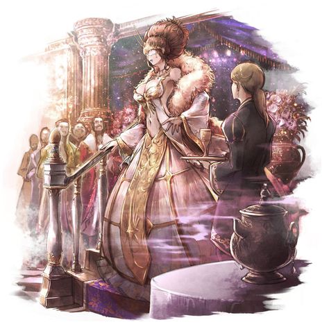 Friendship Over, Octopath Traveler, Giant Monsters, Story Characters, Character Designs, Winter House, Main Characters, Art Style, Concept Art