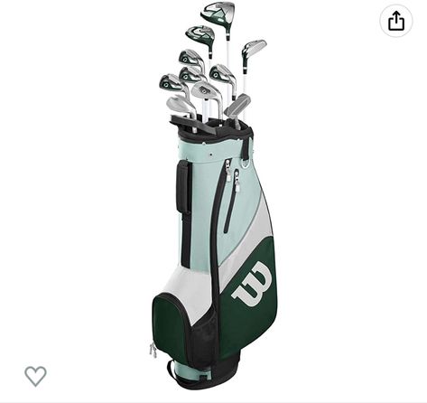 Great beginner set. Includes all the essential clubs Wilson Sporting Goods, Getting Fit, Golf Collection, Golf Club Sets, Golf Irons, Golf Set, Golf Shop, Female Profile, Golf Sport