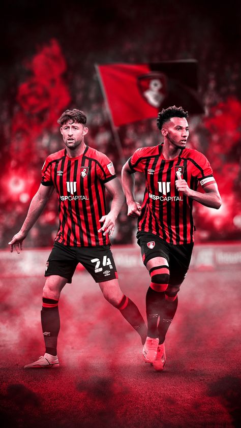 Afc Bournemouth, Wallpapers For Mobile Phones, Soccer Goal, Bournemouth, Wallpapers Hd, Football Players, Ronaldo, Premier League, Suits You