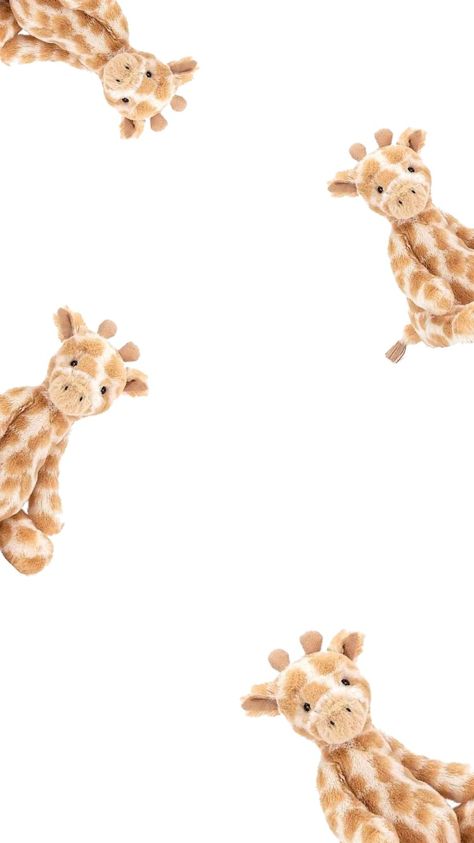 Giraffe Phone Wallpaper, Jellycat Wallpaper Iphone, Jelly Cat Wallpaper Aesthetic, Safari Background Wallpapers, Jellycat Wallpaper, Giraffe Wallpaper, Wallpaper Background Design, Safari Wallpaper, Jelly Cat