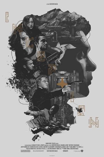 This Artist Designs Brilliant Alternative Posters For Films And TV Series Double Exposure Movie Poster, Double Exposure Graphic Design, Double Exposure Poster, Inception Poster, Inception Movie, Double Exposure Photoshop, Double Exposure Art, Photoshop Poster, Film Posters Art