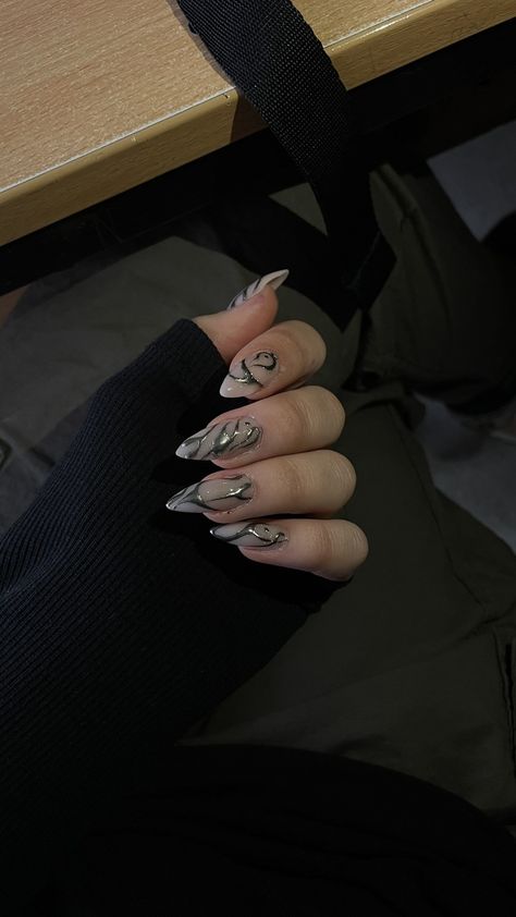 Cyber nails Bad B Nails, Nails Inspo, Nails Nails, Nail Ideas, Nail Inspo, Nails, Quick Saves