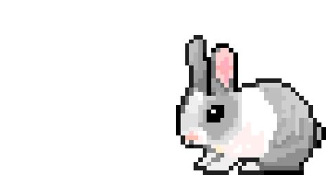 Bunny jumping Animated Bunny, Pixel Gif, Pixel Animation, Icon Gif, 8bit Art, Banner Gif, 8 Bits, Anime Pixel Art, Aesthetic Gif