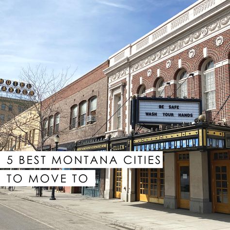 Montana has become a popular destination to move to in recent years. Whether it's to escape city life, seek a better quality of life, or because of shows like Yellowstone, we understand the appeal. Life in Montana is pretty special. Just be aware it's not really like the show here! Here's a breakdown of the 5 most popular cities to move to in Montana. Livingston Montana, Montana State University, University Of Montana, Bible College, Montana State, Brooklyn Baby, Recreational Activities, Quality Of Life, Community Events