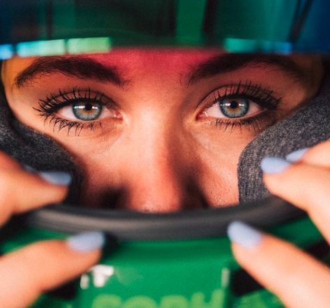 F1 Photoshoot, Race Photoshoot, Female Formula 1 Drivers Aesthetic, Helmet Photoshoot, Female Race Car Driver Aesthetic, Racecar Driver Aesthetics, Race Driver Aesthetic, Female Driver Aesthetic, Female Racing Driver