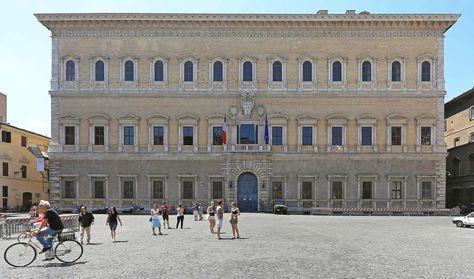 Roman Palace, Palazzo Farnese, Sistine Chapel Ceiling, Art Through The Ages, Gothic Cathedrals, Italian Architecture, Piazza Navona, Art Deco Buildings, Sistine Chapel