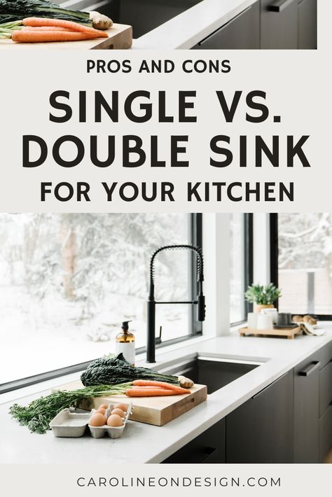 Single vs Double Kitchen Sink: Which is Better? Get the pros and cons of each and decide for yourself!