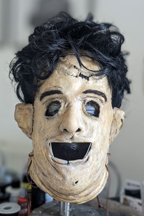 Killer '74 follow the link to order from my new website! https://aswiftcreation.square.site/product/Killer74/5?cp=true&sa=true&sbp=false&q=false Diy Leatherface Mask, Leatherface Mask, Phone Mask, Creepy Masks, Horror Scream, Zombie Mask, Creepy Animals, Scary Halloween Costume, Tv Horror