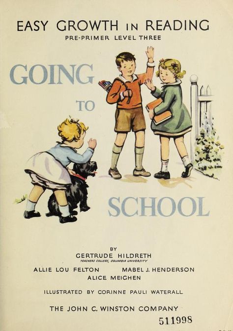 Vintage School Illustration, Ap Portfolio, Old Children's Books, Favorite Childhood Books, Kids Story, School Illustration, School Images, Kindergarten Books, Teaching Toddlers