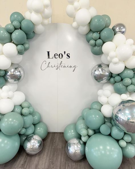 Christening Balloon Decorations, Christening Balloons, Balloons Flowers, Christening Decorations, Christening Party, Personalized Balloons, Balloon Delivery, Balloon Flowers, Balloon Decorations