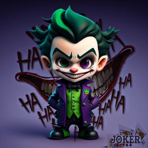 Don't understand my Power 😈 Halloween Imagenes, Baby Joker, Joker Hat, Joker Cartoon, Svg Stickers, Harley And Joker Love, Joker Images, Joker Artwork, Joker Wallpapers