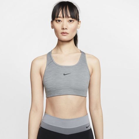 Girls Sports Bras, Sport Nike, Medium Support Sports Bra, Nikes Girl, Nike Sports Bra, Padded Sports Bra, Nike Swoosh, Everyday Bra, Nike Store