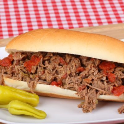 Copycat Portillo's Italian Beef Portillos Italian Beef, Italian Beef Recipes, Drinking Coconut, Slow Cooker Italian Beef, Italian Beef Sandwiches, Italian Beef, Beef Sandwich, Crock Pot Cooking, Crock Pot Meals