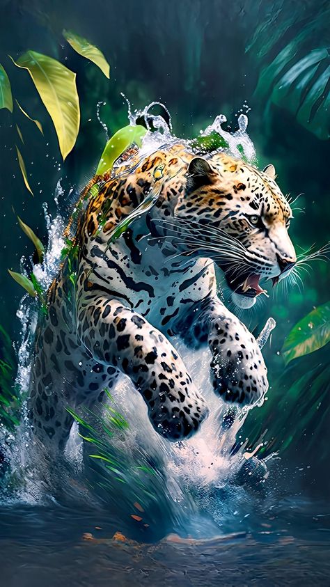 Forest Live Wallpaper, Macan Kumbang, Macan Tutul, Jaguar Animal, Wild Animal Wallpaper, Regnul Animal, Tiger Pictures, Wild Animals Pictures, Big Cats Art