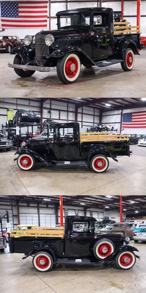 1932 Ford Model B Pickup vintage [pristine shape] Vintage Trucks For Sale, Ford Model A Pickup, Ford Model A, 1932 Ford, Vintage Trucks, Ford Motor, Ford Models, Manual Transmission, Tires