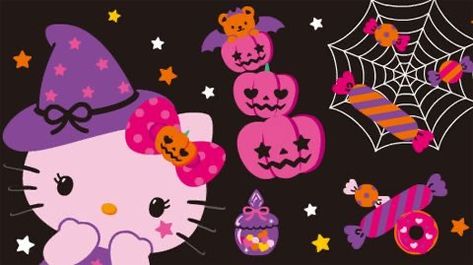 Strawberry Milk Tea, Halloween Widget, Hello Kitty Halloween Wallpaper, Halloween Layout, Kitty Cafe, Hello Kitty Themes, Hello Kitty Halloween, Halloween Wallpaper Iphone, Baby Protection