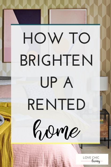 Tips, tricks and advice on how to decorate a rental property. Get it right, don't get into trouble but brighten up your rental home with ease. Rental Home Decor, Kitchen 2020, Flat Decor, Decorating Kitchen, Cute Dorm Rooms, Rental Decorating, Inspire Me Home Decor, Up House, Chic Living