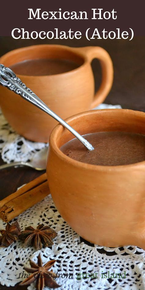 Champurrado Recipe, Atole Recipe, Mexican Hot Chocolate Recipe, Pork Ribs Grilled, Spiced Drinks, Mexican Drinks, Mexican Chocolate, Mexican Hot Chocolate, Hispanic Food