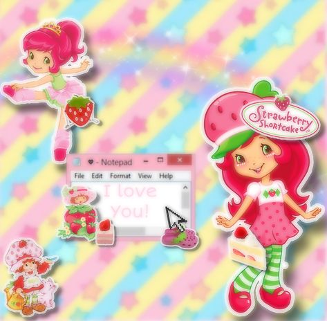 Strawberry Shortcake Cutecore, Strawberry Shortcake Pictures, American Greetings, Kawaii Wallpaper, Cartoon Shows, Strawberry Shortcake, Cute Icons, Cartoon Drawings, Strawberries