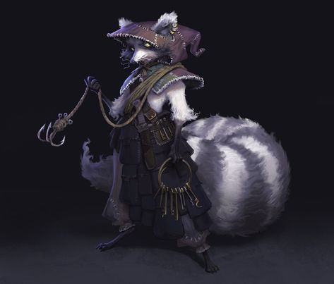 ArtStation - CDC - Theme : Raccoon Burglar Raccoon Art, Lucas Arts, Character Design Challenge, Dnd Dragons, March 2023, Design Challenge, Character Design References, Design Skills, Dnd Characters