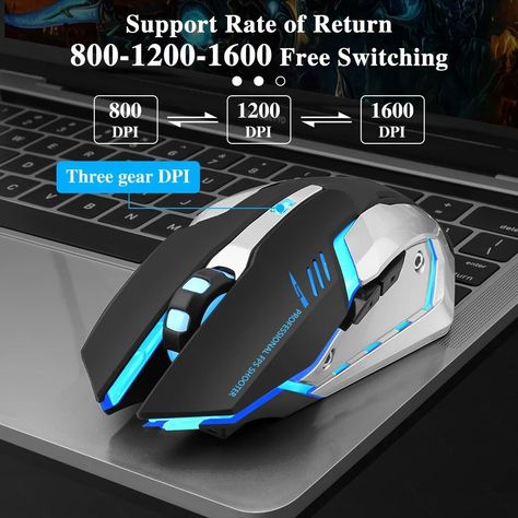 🔥 ARE YOU READY FOR THIS? Rechargeable Wireless Gaming Mouse with LED Backlight and Ergonomic Design! 📢 $37.80 ⚡⚡⚡ FLASH SALE Rechargeable Wireless Gaming Mouse with LED Backlight and Ergonomic Design! 📢 37.80 #adventures #shoppingaddict #shoppingtime #forsale #shopnow #womenfashion #deal #style #bestshopping #shoppingdaily #copingshop Bluetooth Mouse, Laptop Mouse, E Sports, Wireless Mouse, Work Environment, Computer Laptop, Ergonomic Mouse, Gaming Setup, Pc Laptop