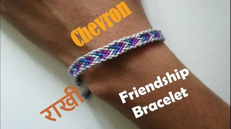 Bordered Chevron bracelets|Friendship Bracelet Tutorial|How to make thread Rakhi By Paper arts Chevron Bracelets, Friendship Bracelet Tutorial, Chevron Friendship Bracelet, Bracelets Friendship, Friendship Bracelets Tutorial, Chevron Bracelet, Bracelet Tutorial, Friendship Bracelet Patterns, Latest Updates