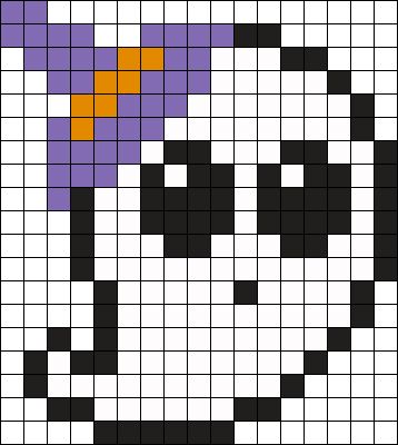 Ghost Perler Beads Pattern, Halloween Beads Ideas, Ghost Bead Pattern, Ghost Perler Bead Patterns, Halloween Perler Bead Patterns Easy, Alpha Patterns Halloween, Perler Bead Ghost, Ghost Perler Beads, Witch Pixel Art