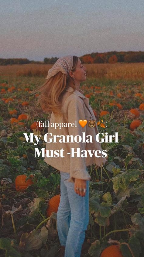 Granola Girl Fall Outfits, Fall Granola, Girl Fall Outfits, Granola Girl Outfits, Apple Picking Outfit, Everyday Outfits Fall, Granola Girl Aesthetic, Fall Apparel, Vogue Beauty