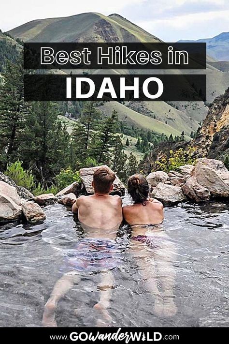 Often overshadowed by its much larger neighbors, Idaho is an incredible outdoor destination filled with dramatic mountain ranges, tons of hot springs, and unique volcanic-created landscapes. In this article, we’ve rounded up our top picks for the best trails for hiking in Idaho. places to travel | adventure travel | travel essentials Idaho Camping, Idaho Adventure, Van Travel, Idaho Travel, Oregon Hikes, Hiking Adventures, Hiking Map, Mountain Ranges, Pacific Nw