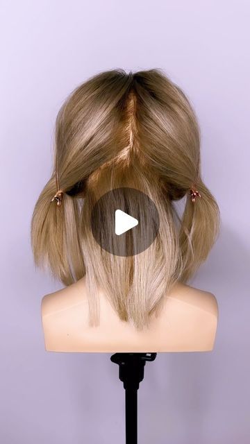 Joseph I'Anson on Instagram: "💍How to💍 SHORT HAIR HACK! To all my shorter haired people out there, I am always looking at ways to get your hair up especially this festive season. Here is a fabulous way to create a beautiful elegant hair up! 🤍 Using the ghd platinum+ @ghdhairpro L’IMAGE Mannequin - “Louisa” from @equip_the_creative use code Joseph10 at the checkout to get 10% off your order. 🤍 #hairvideos #hairvideo #hairtutorial #hairtutorials #updo #updos #updotutorial #hairup #hairups #hairupdo #hairgoals #hairfashion #halfuphalfdown #hughbun #halfuphalfdownhairstyle #bridalhair #girlsaloud #bridalhairstyle #bridalhairstyles #hairreel #reel #reels #réel #reelitin #artist #artistic #arttutorial #art #hairart #hairartist @behindthechair_com @markleesonsalons @limage_gmbh @hairtut Updo For Short To Medium Hair, Short Hair Loose Updo, Updos For Short Hair With Layers, Updo Hacks For Short Hair, Hair Do Up, Shoulder Length Updo Easy Wedding, Short Hair Updo Step By Step, Half Up Hair Dos For Short Hair, Mid Length Hair Updo Wedding