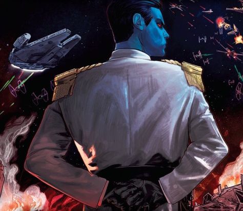 How Good Are the 'Best' Star Wars Books, Really? Thrawn Star Wars, Thrawn Trilogy, Admiral Thrawn, Star Wars Meme, Star Wars Villains, Grand Admiral Thrawn, Evil Empire, Star Wars Books, Star Wars Tattoo