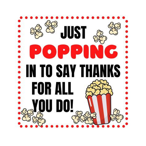 Popcorn Printable, Work Puns, Candy Bar Gifts, Teacher Appreciation Gifts Printables, Teacher Appreciation Themes, Printable Teacher Appreciation, Staff Appreciation Gifts, Teacher Appreciation Printables, Pharmacy Tech