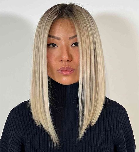 Hair For Older Women, Latest Hairstyles For Ladies, Straight Hair Highlights, Shoulder Length Straight Hair, Flattering Haircuts, Fine Straight Hair, Find Hairstyles, Soft Power, Straight Blonde Hair