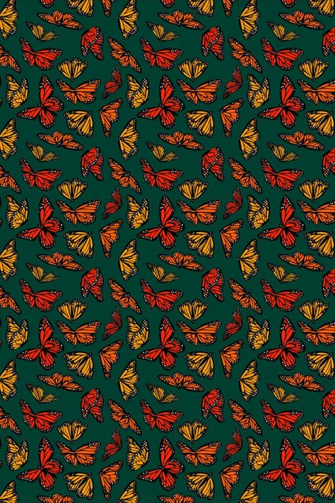 Goblincore Pattern, Green And Orange Aesthetic, Monarch Butterfly Wallpaper, Blue Cottagecore, Cricut Patterns, Goblincore Fairycore, Cottagecore Goblincore, Watch Wallpapers, Baby Christmas Photos