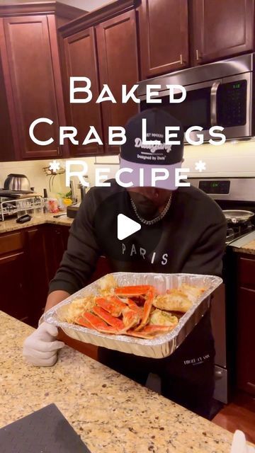 Bbq Crab Legs Recipe, Crab Legs Baked, Cooking Crab Legs In Oven, Crab Legs And Shrimp In Oven, How To Eat Crab Legs Videos, How To Steam Crab Legs In The Oven, Steam Crab Legs In Oven, Oven Baked Crab Legs Recipes, Oven Crab Legs How To Cook