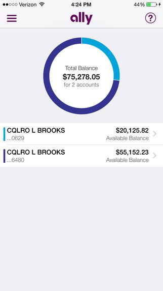 Ally Mobile Banking|Saving Account |iPhone Screenshot Ally Bank, Bank Account Balance Goals, High Bank Account Balance, Saving Bank Account, Bank Account Balance, Atm Cash, Atm Card, Banking App, Mobile Banking