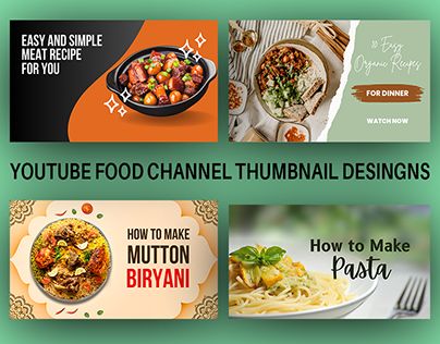 Food Thumbnail Youtube, Food Thumbnail, Profile Youtube, Video Thumbnail, Food Channel, Thumbnail Design, Cake Business, Business Video, Youtube Thumbnail