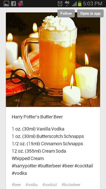 Butterbeer Alcoholic, Harry Potter Alcoholic Drinks, Butter Beer Cupcakes, Butterbeer Recipe Alcoholic, Cupcakes Harry Potter, Alcoholic Butterbeer, Whipped Coffee Recipe, Harry Potter Cocktails, Harry Potter Drinks