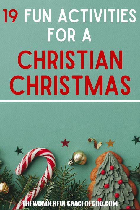 Christian School Christmas Party Ideas, Christian Christmas Party Ideas For Kids, Christian Christmas Kids Activities, Christmas About Jesus, Christmas Yw Activities, Christian Advent Activities, Children’s Church Christmas Party, Christmas Activities For Sunday School, Christ Centered Christmas Activities