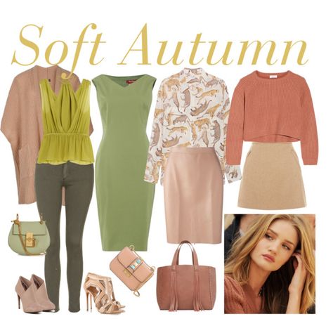 548. Soft Autumn by natlik on Polyvore featuring MaxMara, Equipment, Brunello Cucinelli, Ally Fashion, M Missoni, Topshop, MSGM, Casadei, Jessica Simpson and MANGO Soft Autumn Yellow, Soft Autumn Dress, Soft Autumn Fashion, Soft Autumn Outfits, Soft Autumn Deep, Autumn Color Palette Fashion, Soft Autumn Palette, Soft Autumn Color Palette, Soft Summer Colors