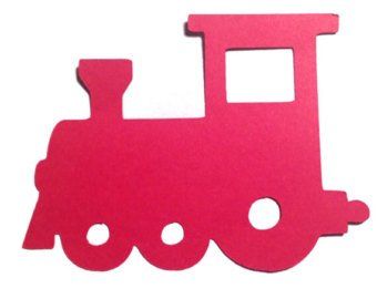 Train favor | Etsy Train Decorations Diy, Printable Train Template, Train Cutout, Train Engine Clipart, Train Birthday Banner Free Printable, Baby Shower Place Cards, Train Theme Birthday Party, Train Decor, Train Theme