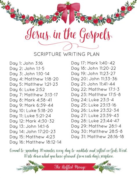 December Bible Writing Plan, Monthly Scripture Writing Plan, December Scripture Writing Plan, Healing Season, Spiritual Writing, Scripture Plans, Gods Wisdom, December Scriptures, Bible Plans