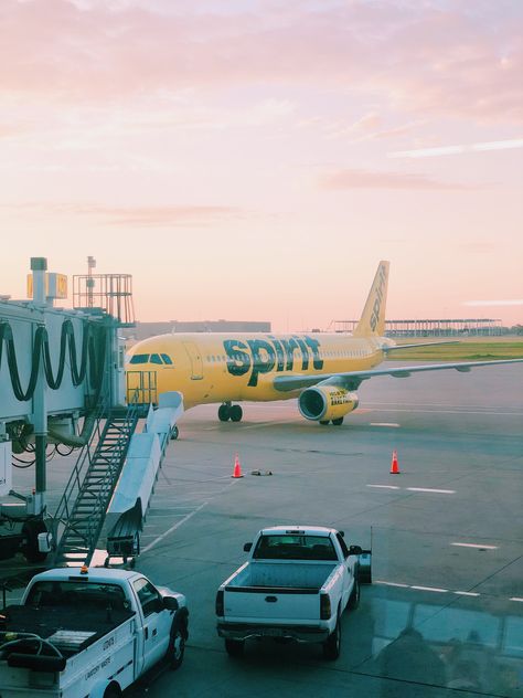 Spirit Airlines Save Up Money, Morning Flight, American Flag Wallpaper, Spirit Airlines, Airplane Photography, Flag Wallpaper, Florida Trip, Florida Travel, Early Morning