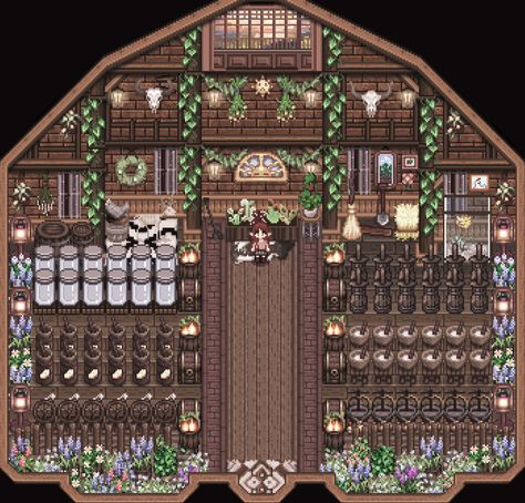 Stardew Valley Grandpa Shrine, Stardew Valley Shed Layout, Stardew Design, Cottagecore Pictures, Stardew Mods, Stardew Farm, Stardew Farms, Stardew Valley Layout, Stardew Valley Farms