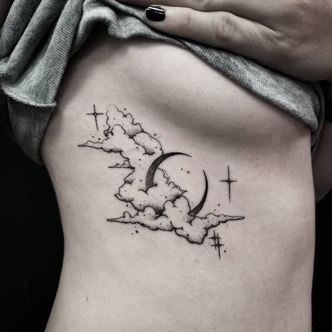 Underboob Tattoo, Cloud Tattoo, Muster Tattoos, 4 Tattoo, Stylist Tattoos, Aesthetic Tattoo, Dope Tattoos, Simplistic Tattoos, Tattoo Design Drawings