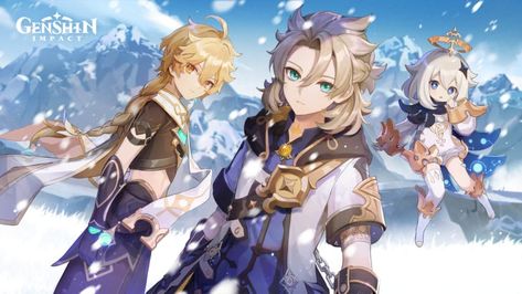 Mihoyo has revealed the Genshin Impact 2.3 release date, so you'll soon be able to get your hands on new characters, challenges, and more Event Banner, Keys Art, Snow Storm, The Legend Of Zelda, Legend Of Zelda, 그림 그리기, The Snow, Genshin Impact, Playstation