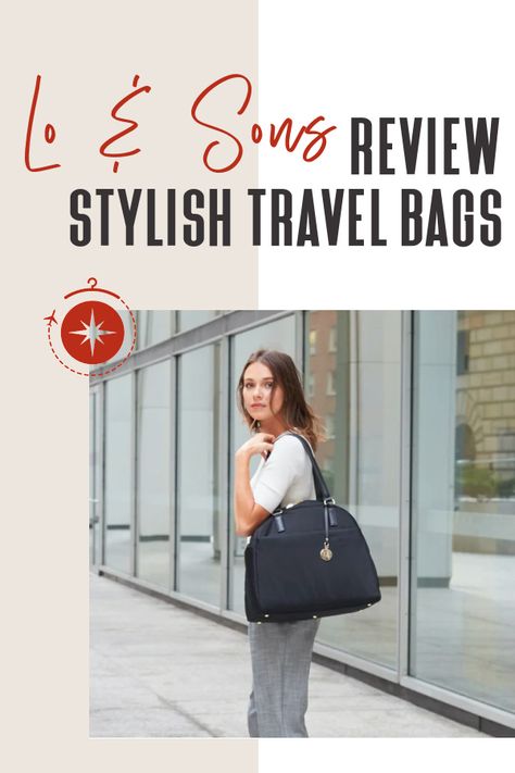 Lo and Sons Review: Readers Adore Their Chic Travel Bags Lo And Sons, Stylish Travel Bag, Travel Girl, Travel Adapter, Day Bag, Travel Luggage, Hot Topic, Sling Bag, Girls Trip