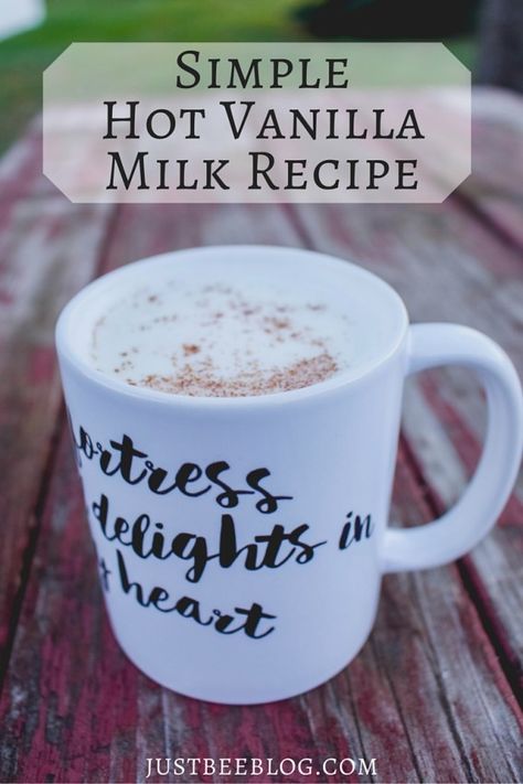 Hot Vanilla Milk, Vanilla Milk Recipe, Warm Drinks Recipes, Habits And Routines, Hot Drinks Recipes, Scones Ingredients, Vanilla Milk, Homemade Drinks, Winter Drinks