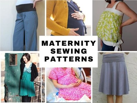 30+ Maternity Sewing Patterns (FREE) - Dresses, Tops and Pants, and Everything You Might Need Free Maternity Sewing Patterns, Maternity Shorts Pattern, Maternity Shirts Diy, Maternity Sewing Patterns Free, Sewing Patterns For Dresses, Maternity Pants Pattern, Diy Maternity Dress, Patterns For Dresses, Hello Sewing