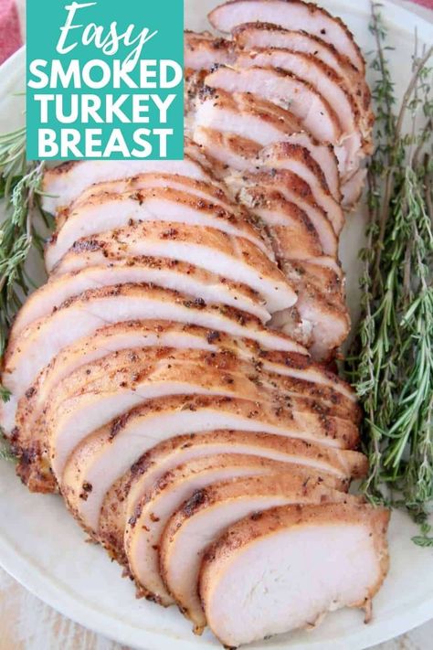 Traeger Smoked Turkey, Smoked Turkey Breast Recipe, Traeger Grill Recipes, Turkey Tenderloin, Smoked Turkey Breast, Frozen Turkey, Brine Recipe, Turkey Breast Recipe, Traeger Recipes